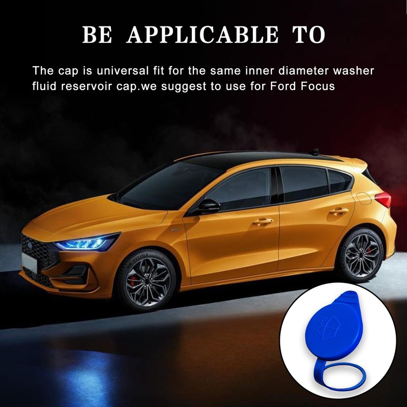 2pcs Car Washer Bottle Cap for Replacement Windshield Washer Fluid