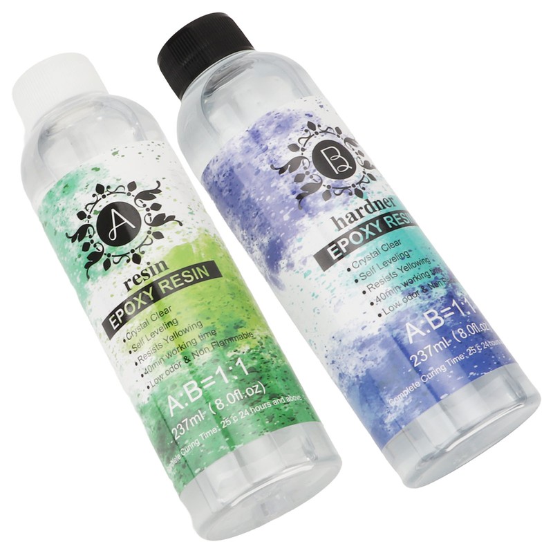 Epoxy Resin Glue Transparent UV Resistant Safe Low Odor DIY