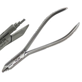 5.5in Dental Pliers for Adjusting, Bending, Loop Forming, and Clasp Making Ortho Wire - Dental Brace Wire Pliers | German Stainless Steel (No. 206-5.5" Young Pliers)