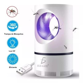 Ele-Gate 2 Piezas Lámparas Repelentes Mata Mosquitos Eléctrica Luz Uv