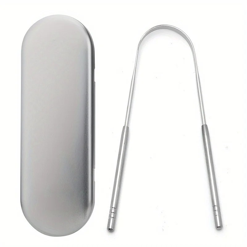 Stainless Steel Tongue Scraper for Daily Oral Care – Spoon-Shaped