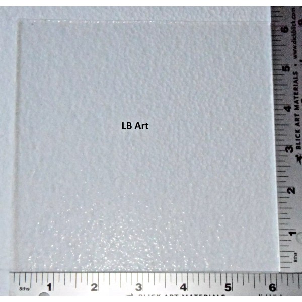 Bullseye 1101.30 CLEAR 6" x 6" BULLSEYE 3mm THICK SHEET