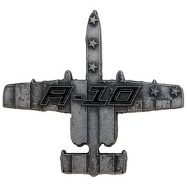 A-10"Warthog" Thunderbolt II Military Aircraft Shaped Challenge Coin