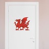 Extra Large 460mm 'Traditional Welsh Dragon' Permanent Sticker Decal for