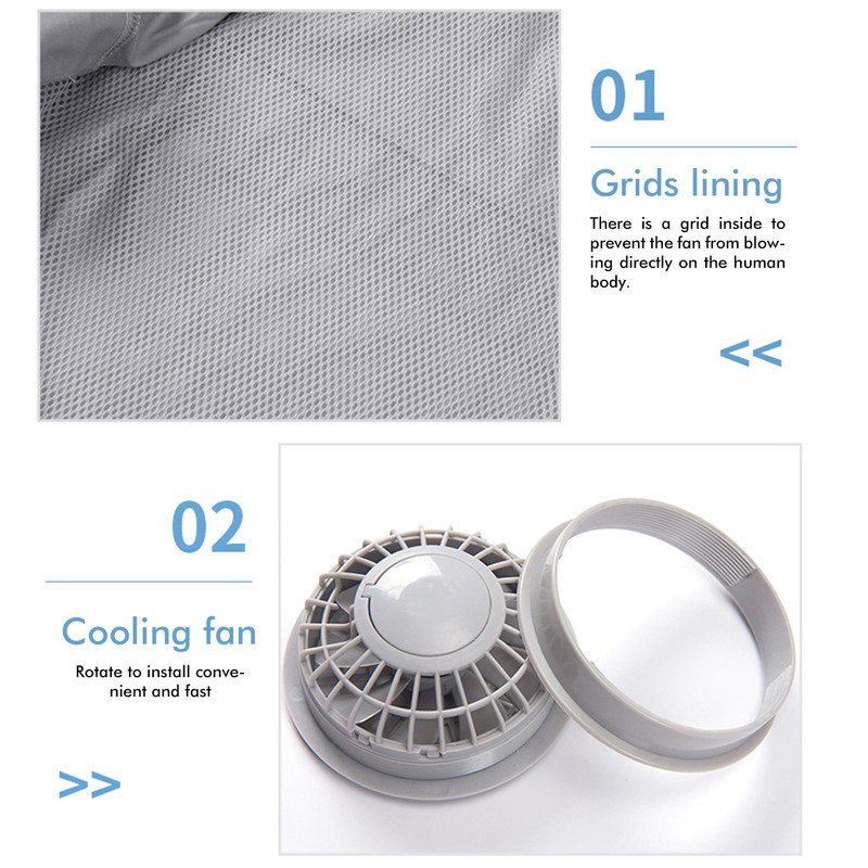 Cooling Clothing With Fan Summer Air Conditioning Jackets Men USB