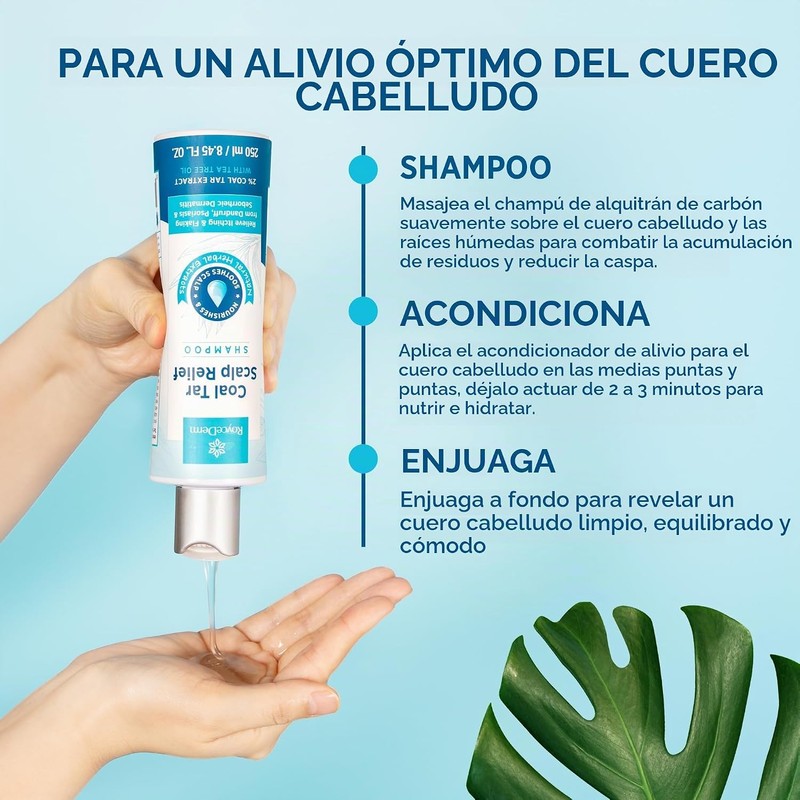 Roycederm- Alivio rápido para afecciones del cuero cabelludo: aproveche el