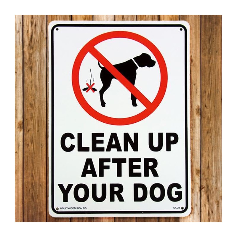 PLASTIC SIGNBOARD THE DOG HOUN! _SP-CA23-SHO