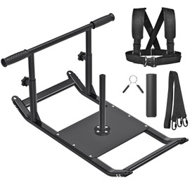 Kipika Weight Sleds for Training, Push-Pull Fitness Sled, Adjustable Height Handle, Workout Fitness Sled for Training- Running Speed, Football, Strength, Designed for 1" & 2" Weight Plates
