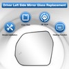 TOP-MAX Driver Side Mirror Glass Compatible with 2022 2023 2024