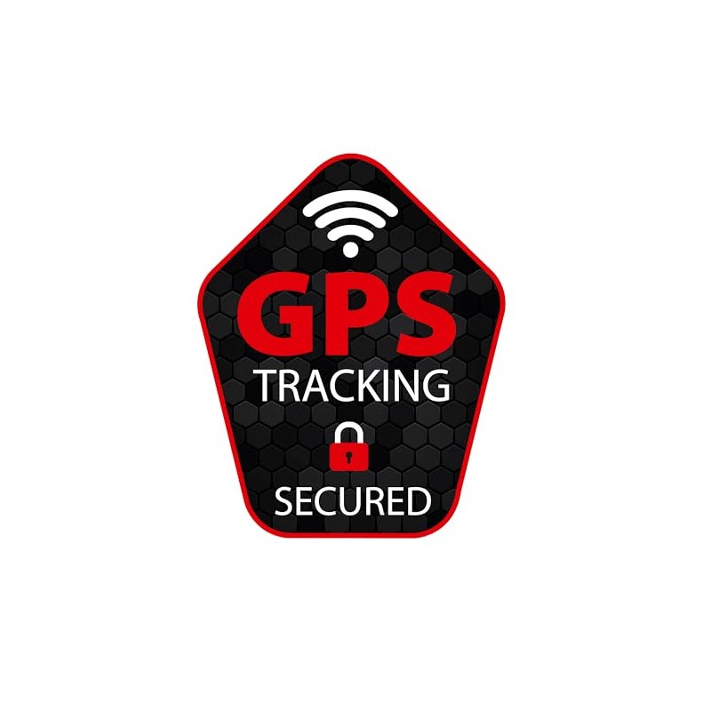 Devino® GPS Anti-Theft Sticker | Warning Sticker for Deterrent for
