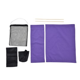 Director Chair Cover Replacement with Storage Bag Canvas Seat Chair Protective Cover for HouseholdPurple