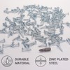 (Pack of 350) Galvanised Steel 3.5 x 20mm Wood Screws