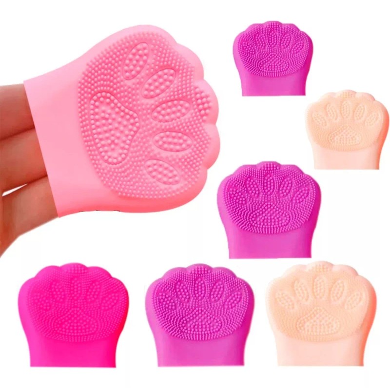 Veraly Duo Cepillo Exfoliante Facial Silicona Tapete Limpia Brocha