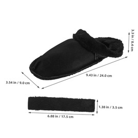 Zerodeko 1 Pair Shoe Liners for Winter Removable and Washable Furry Inserts for Various Shoe Types Soft Slipper Covers for Extra Warmth and Comfort