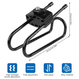 Foreverup Bicycle Seat Post Damper, Shock-Absorbing Seat Spring, Spring Seat Post for Bicycles, Alloy Spring Steel Bicycle Saddle Suspension Device for MTB Mountain Bike, Road Bike and Bicycle Parts