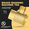 EVERFLOW WMT112S 1-1/2" BRASS WASHING MACHINE TEE WITH FIP TO