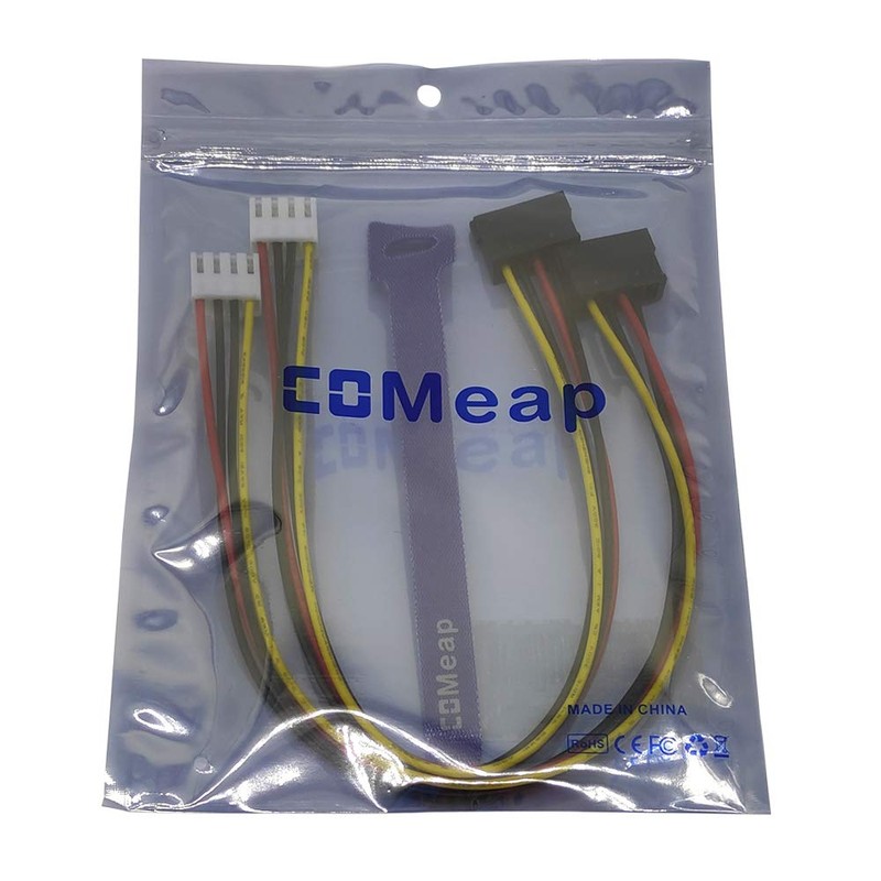 COMeap SATA Power Cable for Hikvision Video Recorder, 4 Pin
