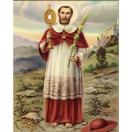 Catholic print picture - ST. RAMON - 8" x 10" ready to be framed