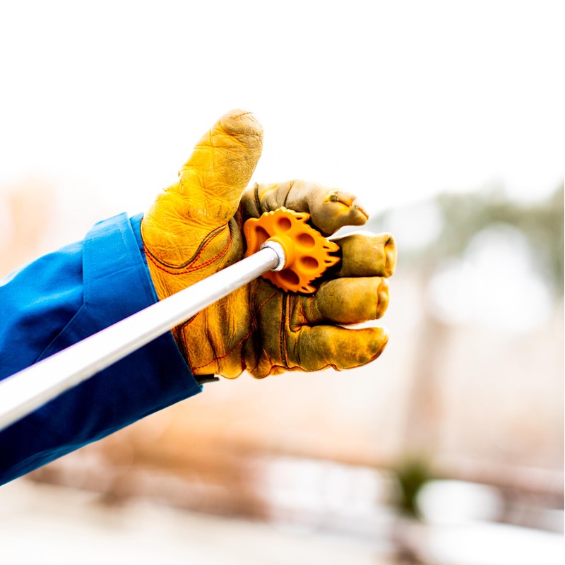 Stoke Tracks Fox Paw Ski Pole Baskets (Hot Pink)