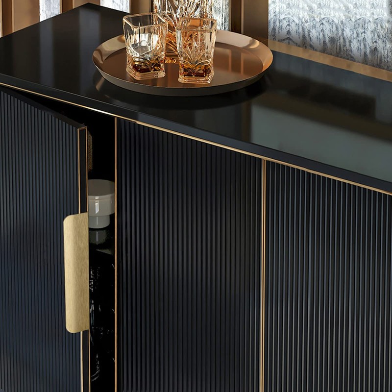 Satanga Edge Finger Tab Pulls for Cabinets Invisible Kitchen Concealed