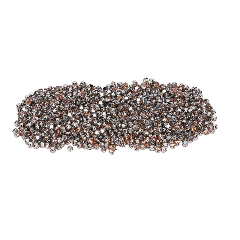 1440pcs Bulk Flatback Steel Back Rhinestones Cute Craft Rhinestones for