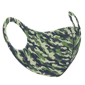 Zac's Alter Ego Non Medical Green Camouflage Print Face Mask/Cover