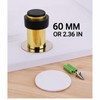Self-Adhesive Door Stopper for Wall Protection – Stainless Steel Door