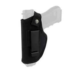 Depring Concealed Carry Holster Carry Inside or Outside The Waistband for Right and Left Hand Draw Fits Subcompact to Large Handguns Black