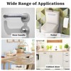 Rubber Chair Wall Protector from Chair Back, 6 Pack Clear