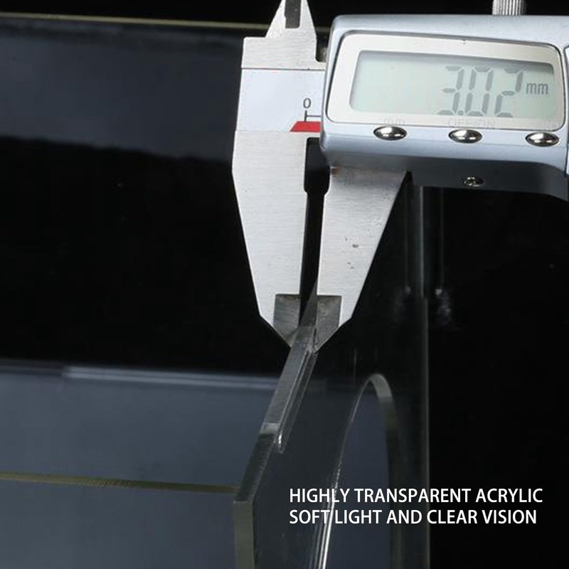 Closed Sanding Dust Box ,Transparent Dust Cover ,2 Holes for