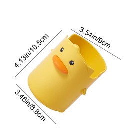 Pen Holder Cute Little Yellow Duck Pencil Holder Multifunction Pen Organizer for Pen Storage and Desktop Management
