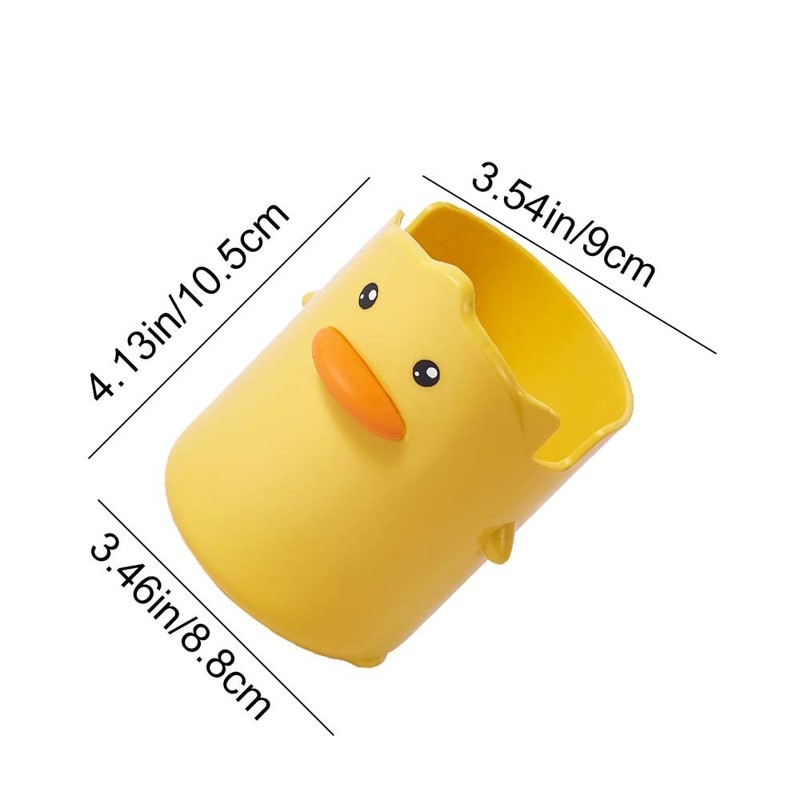 Pen Holder Cute Little Yellow Duck Pencil Holder Multifunction Pen