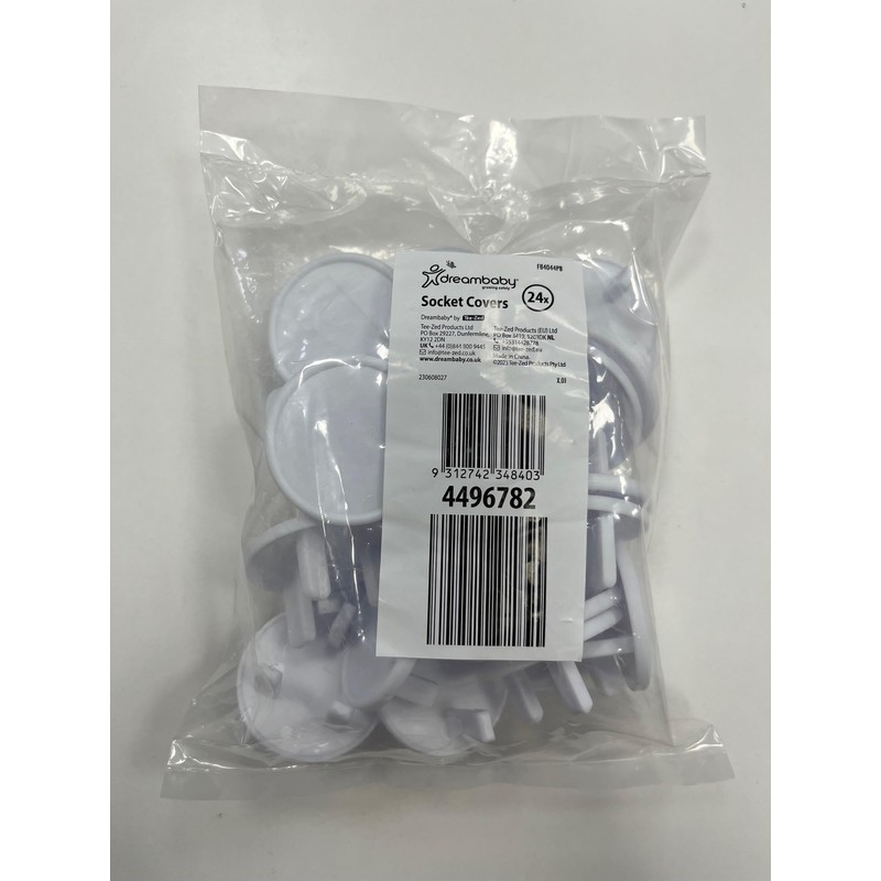 Dreambaby Home Baby Safety Socket Plug Covers - Electrical Outlet