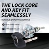 Left Driver Door Lock Cylinder 2 Keys, Compatible with 2014-2018