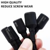 Secretary 7-Piece Socket Screwdriver, Hex Shank Driver, Tap Adapters, Hex