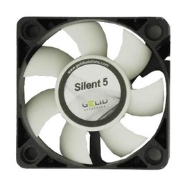 GELID Solutions Silent 5 – 3-Pin fan of 50mm for Standard Case | Silent Operation | Optimized Fan Blades | High Airflow & High Static Pressure