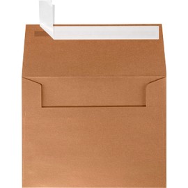 LUXPaper A2 Invitation Envelopes (4 3/8 x 5 3/4) - Copper Metallic (500 Qty.)