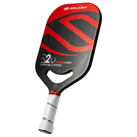 Selkirk Sport Vanguard Power Air Pickleball Paddles | Carbon Fiber Pickleball Paddle | 360 Proto Molding & Flexfoam Perimeter | Designed for Ultimate Power & Control | S2 | Black & Red