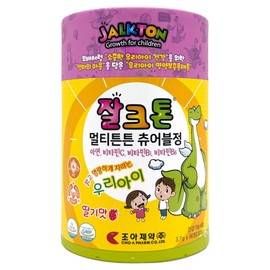 Zalcton Multitonton Chewable Tablets Strawberry Flavor, 90 Tablets, 1 Piece / 잘크톤 멀티튼튼 츄어블정 딸기맛, 90정, 1개