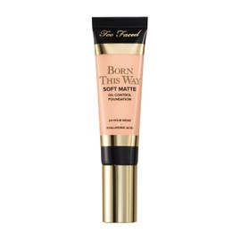 Too Faced Born This Way Soft Matte Foundation | Hydrating, Oil Control, Long Lasting + Waterproof, 1 Fl Oz, Seashell