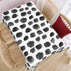 Beabes Polka Dot Dinner Table Cloths Black Polka Dots Decorative