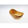 Olive Wood Ovale rustikale Schüssel für Salat/Obst, Holz, Getreide/Natur, 24