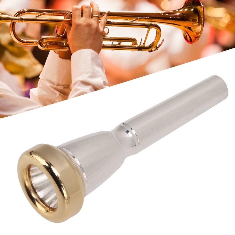 Trumpet Mouthpiece Set Polished Metal Trumpets Part 3C 3B 2C