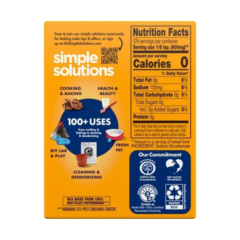 Pure Baking Soda, 8 oz. (7 pack), by Litezout