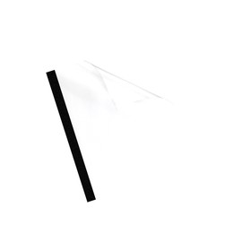 Thermal Binding System Covers, 1/16 Inch Cap, 11-1/8 x 9-3/4, Clear/Black, 10/Pk