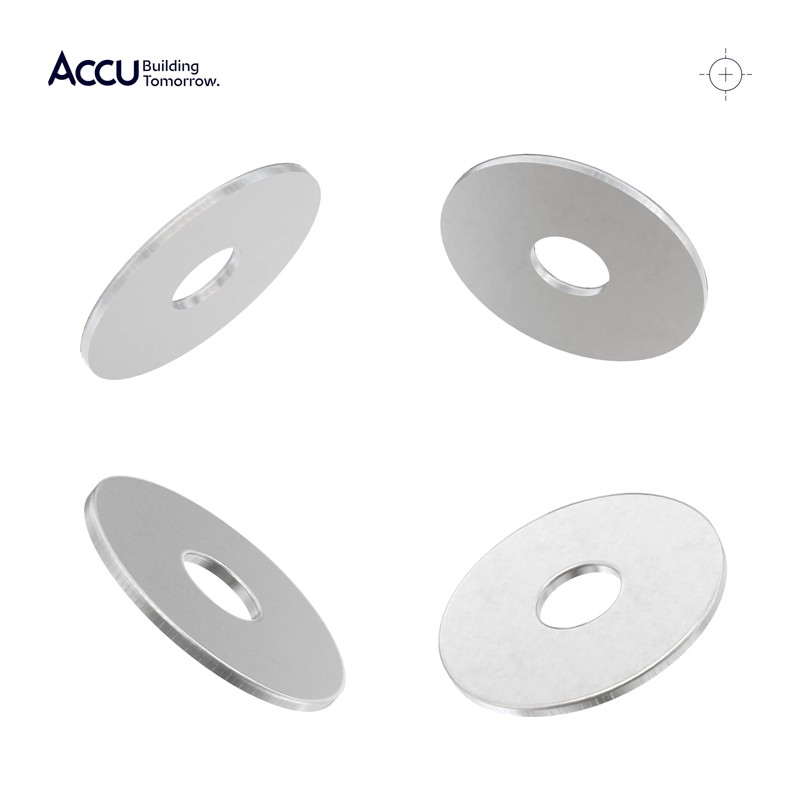 Accu - M6 x 20mm Penny Washers - Stainless Steel