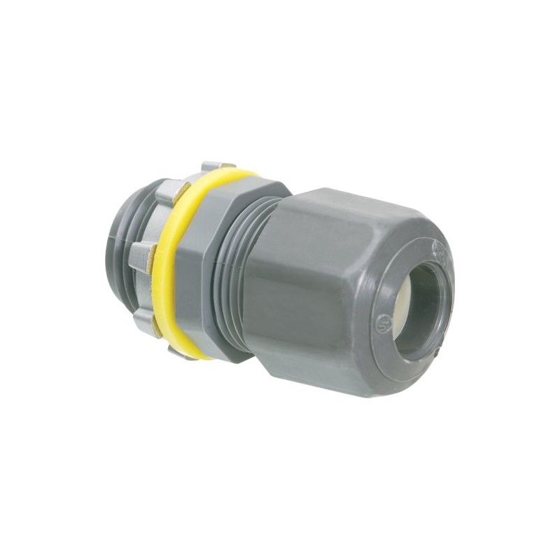 Arlington LPCG757-1 Low Profile Strain Relief Cord Connector, 3/4 Inch