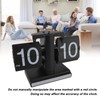 Retro Digital Flip Down Clock Battery Powered Flip Desk Clock