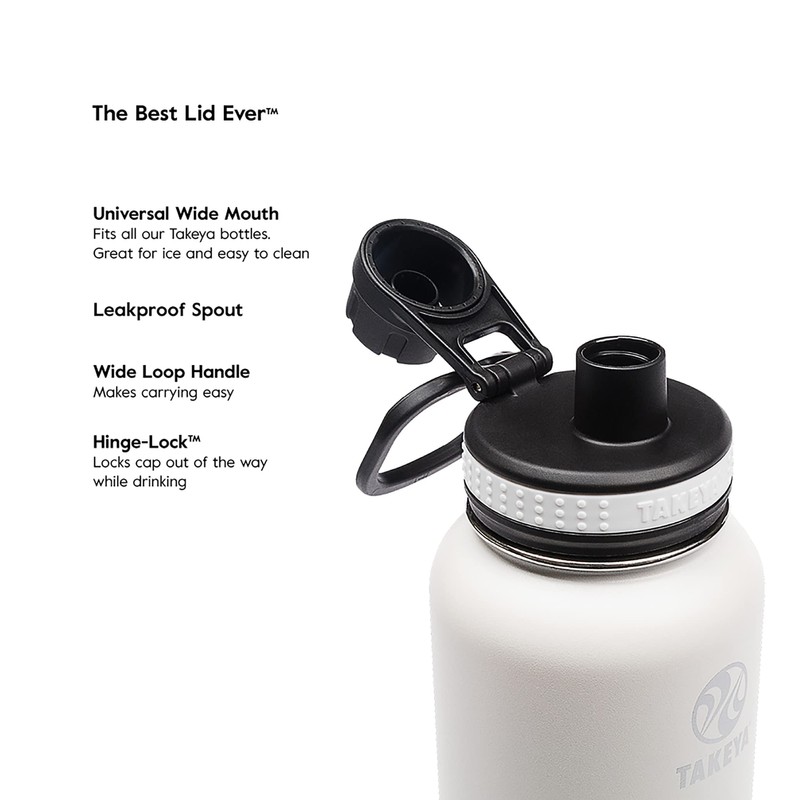 Takeya Originals 24 oz Vacuum Insulated Stainless Steel Water Bottle