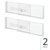 iDesign Expandable Deep Drawer Dividers for Kitchen, Dresser, or Desk